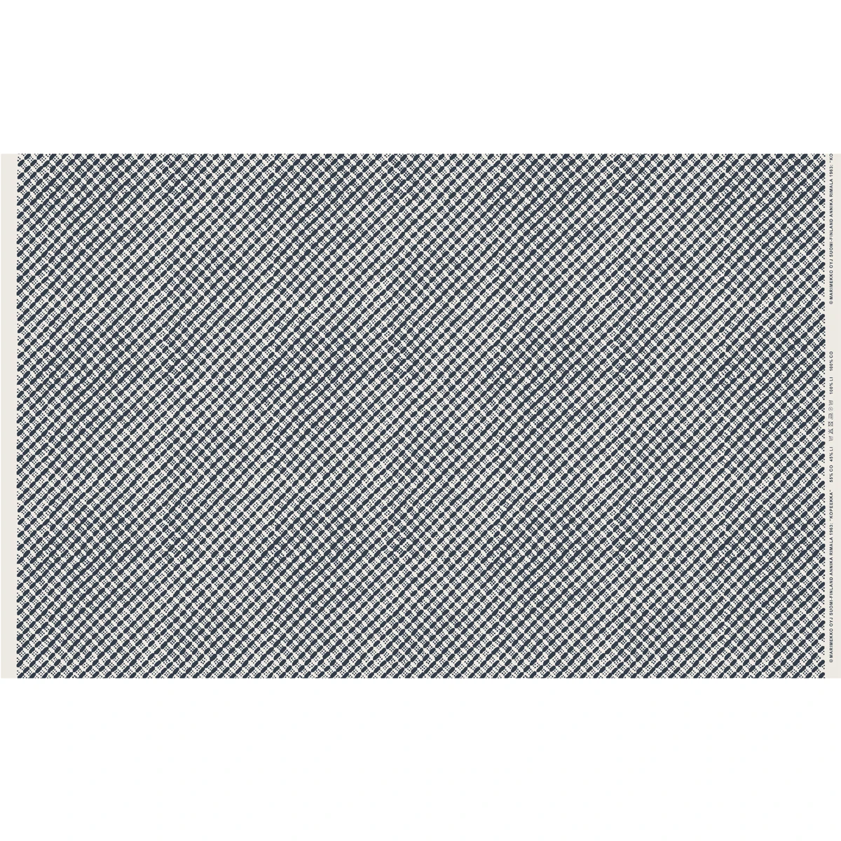 Marimekko Kopeekka Dark Grey Cotton-Linen Fabric 4 Marimekko Kopeekka Dark Grey Cotton-Linen Fabric - Image 2