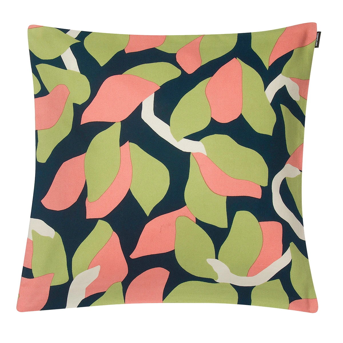 Marimekko Kukero Medium Navy / Pink / Green Throw Pillow 3 Marimekko Kukero Medium Navy / Pink / Green Throw Pillow