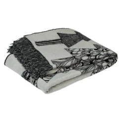 Marimekko Kuusikossa Black / White Blanket 9 Marimekko Kuusikossa Black / White Blanket -home decoration marimekko kuusikossa black white blanket 34
