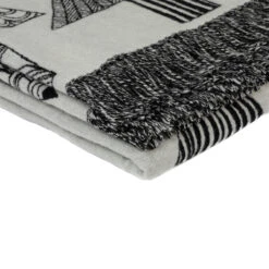 Marimekko Kuusikossa Black / White Blanket 8 Marimekko Kuusikossa Black / White Blanket -home decoration marimekko kuusikossa black white blanket 36
