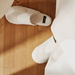 Marimekko Lokki Ivory / Beige Slippers