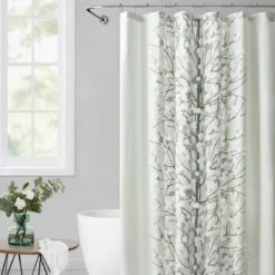 Marimekko Lumimarja Silver Shower Curtain -home decoration marimekko lumimarja silver shower curtain 60