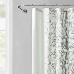 Marimekko Lumimarja Silver Shower Curtain -home decoration marimekko lumimarja silver shower curtain 65