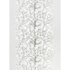 Marimekko Lumimarja Silver/White Sateen Fabric