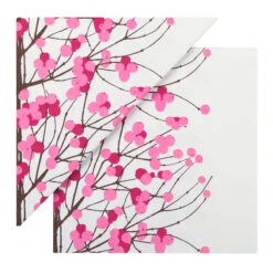 Marimekko Lumimarja White/Pink Lunch Napkins