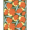 Marimekko Malvikki Orange / Green / Yellow Cotton Fabric
