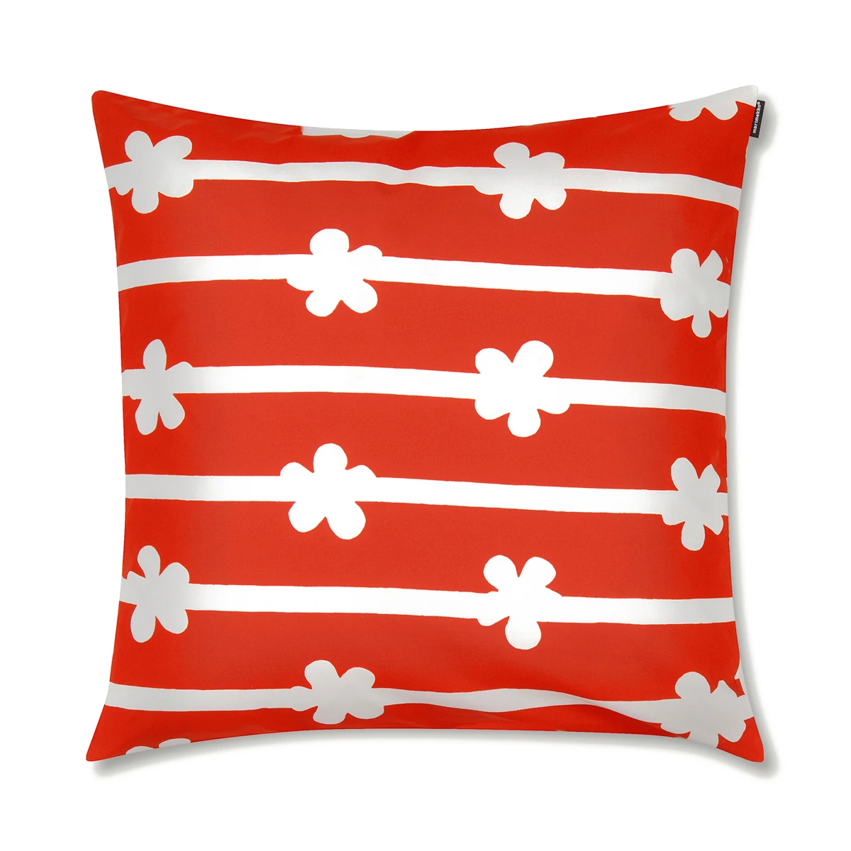 Marimekko Masurkka Red Large Throw Pillow 4 Marimekko Masurkka Red Large Throw Pillow - Image 2