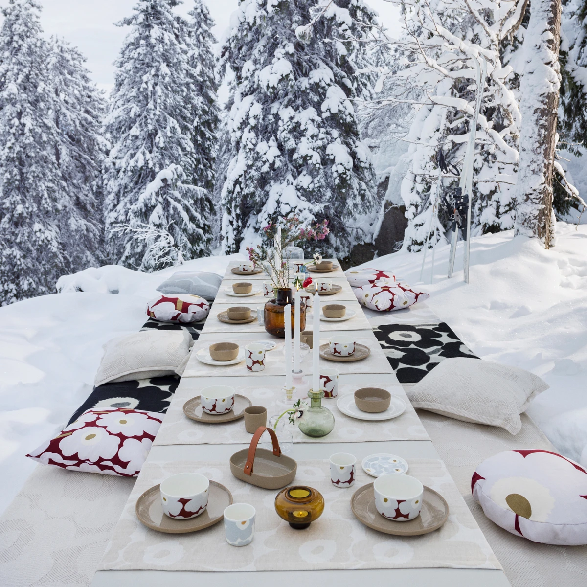 Marimekko Brown Ming Vase 4 Marimekko Brown Ming Vase - Image 2