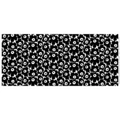 Marimekko Mini-Unikko Black / White Cotton Fabric 7 Marimekko Mini-Unikko Black / White Cotton Fabric -home decoration marimekko mini unikko black white cotton fabric 45