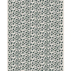 Marimekko Mini Unikko Green / Beige Linen Fabric -home decoration marimekko mini unikko green beige linen fabric 36