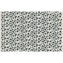 Marimekko Mini Unikko Green / Beige Linen Fabric -home decoration marimekko mini unikko green beige linen fabric 39