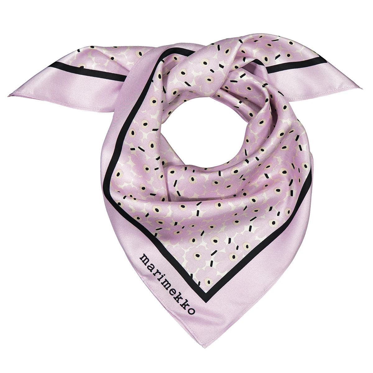 Marimekko Mini Unikko Lilac Josina Scarf 6 Marimekko Mini Unikko Lilac Josina Scarf - Image 4