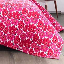 Marimekko Mini Unikko King Reversible Quilt Set