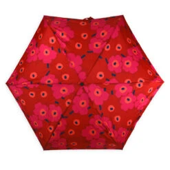 Marimekko Mini-Unikko Red Mini-Manual Umbrella