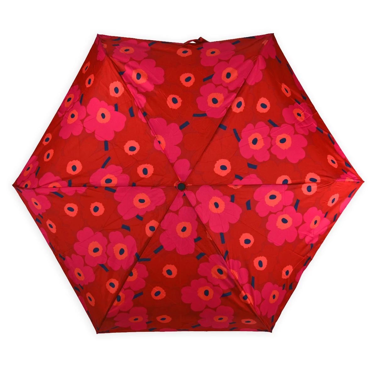 Marimekko Mini-Unikko Red Mini-Manual Umbrella 3 Marimekko Mini-Unikko Red Mini-Manual Umbrella