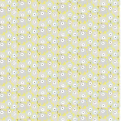 Marimekko Mini Unikko Yellow/Grey Fabric