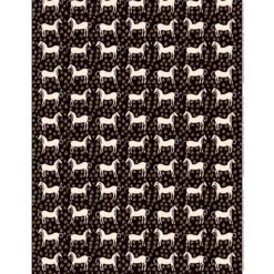 Marimekko Musta Tamma Brown / Beige / Blue Fabric