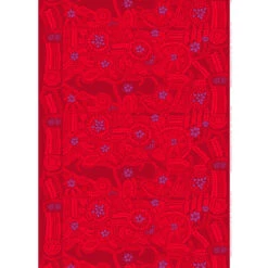 Marimekko Nasia Red / Violet Sateen Fabric 5 Marimekko Nasia Red / Violet Sateen Fabric -home decoration marimekko nasia red violet sateen fabric 38
