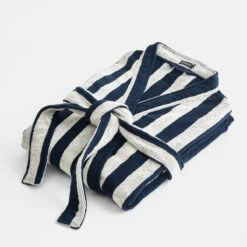 Marimekko Nimikko Sand / Navy Bathrobe -home decoration marimekko nimikko sand navy bathrobe 22