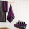 Marimekko Kaksi Raitaa Purple / Black Washcloth 1 Marimekko Kaksi Raitaa Purple / Black Washcloth -home decoration marimekko nimikko ujo purple black washcloth 51