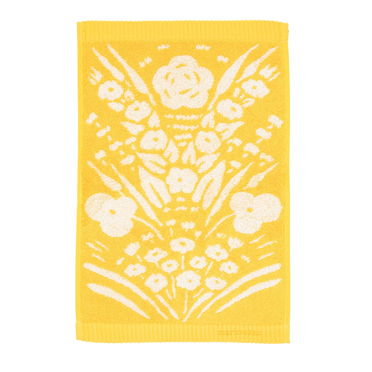 Marimekko Onni Yellow Guest Towel 4 Marimekko Onni Yellow Guest Towel - Image 2