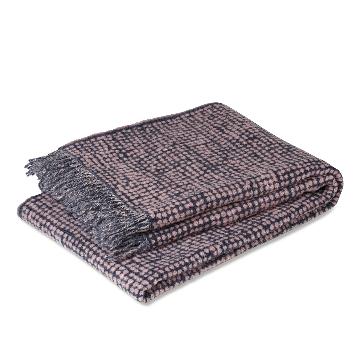 Marimekko Orkanen Pink / Navy Blanket 3 Marimekko Orkanen Pink / Navy Blanket