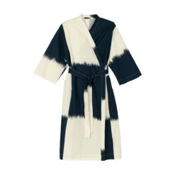 Marimekko Ostjakki Navy/Cotton XL Bathrobe