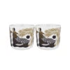 Marimekko Peura Brown / Grey / Black Coffee Cups - Set Of 2 -home decoration marimekko peura brown grey black coffee cups set of 2 25