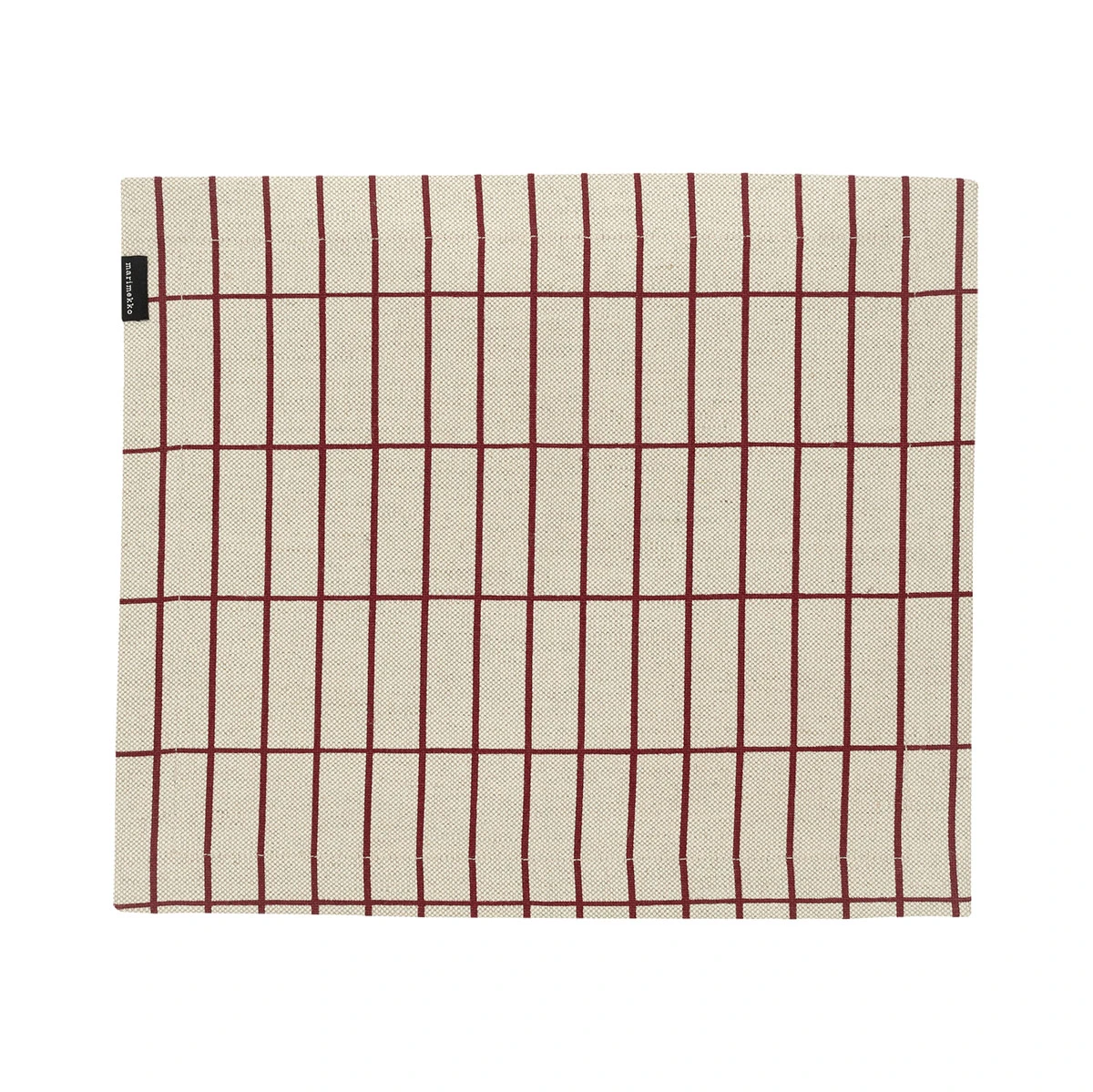 Marimekko Pieni Tiiliskivi Beige / Dark Red Placemat 3 Marimekko Pieni Tiiliskivi Beige / Dark Red Placemat