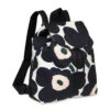 Marimekko Pieni Unikko Black / Pink / Green Erika Backpack -home decoration marimekko pieni unikko black pink green erika backpack 48