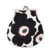 Marimekko Unikko Off-White / Pink / Dark Green Coin Purse 2 Marimekko Unikko Off-White / Pink / Dark Green Coin Purse -home decoration marimekko pieni unikko small coin purse 17