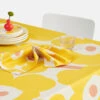Marimekko Pieni Unikko Yellow / Beige / Peach Cotton Napkins - Set Of 3 -home decoration marimekko pieni unikko yellow beige peach cotton napkins set of 3 17