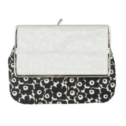Marimekko Pikkuinen Unikko Ivory / Black Large Coin Purse