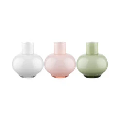 Marimekko Pink / Green / WhiteMini Vases - Set Of 3