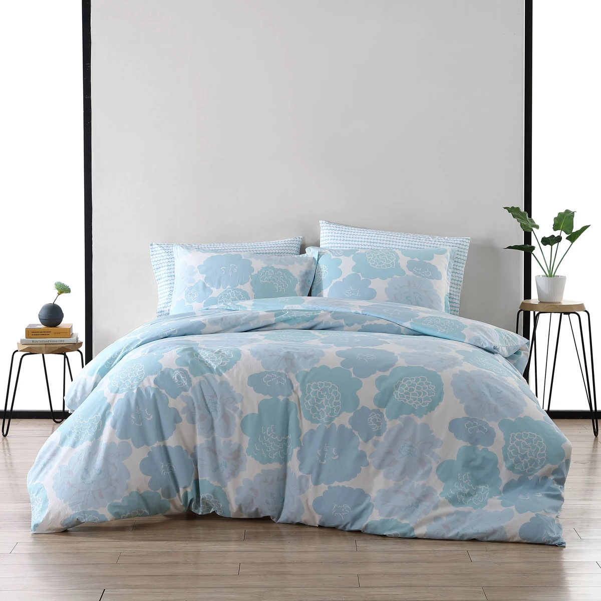 Marimekko Pioni Blue King Duvet Cover Set 6 Marimekko Pioni Blue King Duvet Cover Set - Image 4