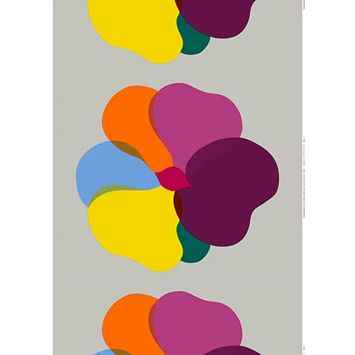 Marimekko Pop! Grey/Multi Fabric Repeat 5 Marimekko Pop! Grey/Multi Fabric Repeat - Image 3