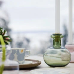 Marimekko Powder Pink Puteli Candle Holder / Vase -home decoration marimekko powder pink puteli candle holder vase 52