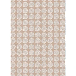 Marimekko Puketti Beige / White / Blue PVC-Coated Cotton Fabric