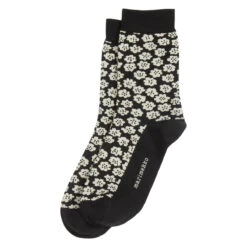 Marimekko Pukettimeri Black / Ecru Socks