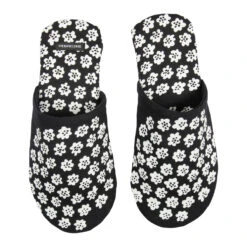 Marimekko Puketti Black / White Slippers