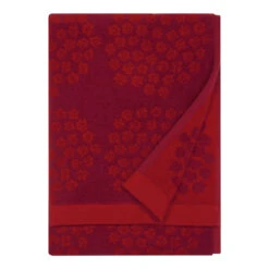 Marimekko Puketti Maroon / Red Hand Towel -home decoration marimekko puketti cranberry red hand towel 23