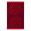 Marimekko Puketti Maroon / Red Guest Towel