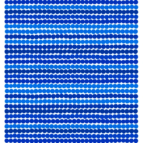 Marimekko Räsymatto PVC Blue Fabric 4 Marimekko Räsymatto PVC Blue Fabric - Image 2