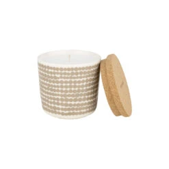 Marimekko Räsymatto White / Clay Sleeping Garden Scented Candle