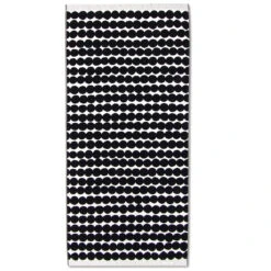 Marimekko Rasymatto Black / White Bath Towel -home decoration marimekko rasymatto black white bath towel 67