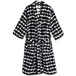 Marimekko Rasymatto Black / White Bathrobe -home decoration marimekko rasymatto black white bathrobe 54