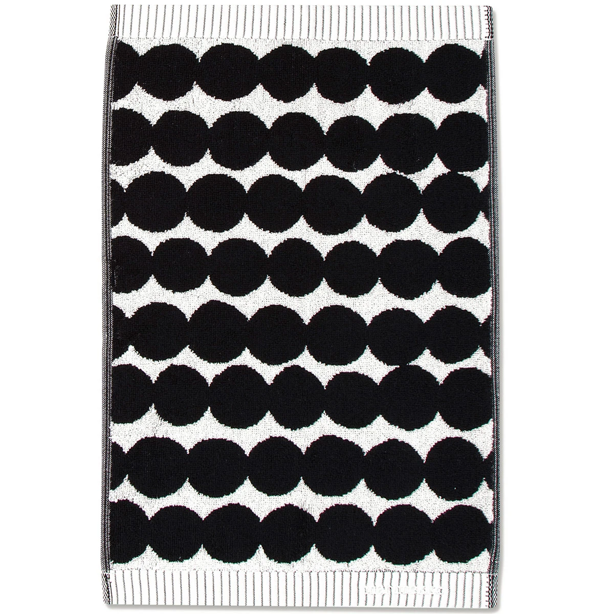 Marimekko Rasymatto Black / White Guest Towel 5 Marimekko Rasymatto Black / White Guest Towel - Image 3