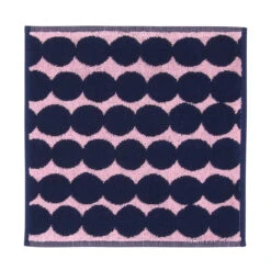 Marimekko Rasymatto Navy / Pink Washcloth