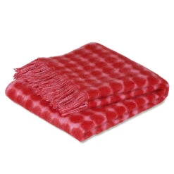 Marimekko Rasymatto Pink / Red Blanket -home decoration marimekko rasymatto red pink blanket 55