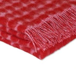 Marimekko Rasymatto Pink / Red Blanket -home decoration marimekko rasymatto red pink blanket 57